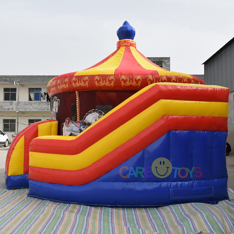 Carousel Bounce House with slide