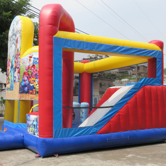 Monster University Bounce House with slide combo