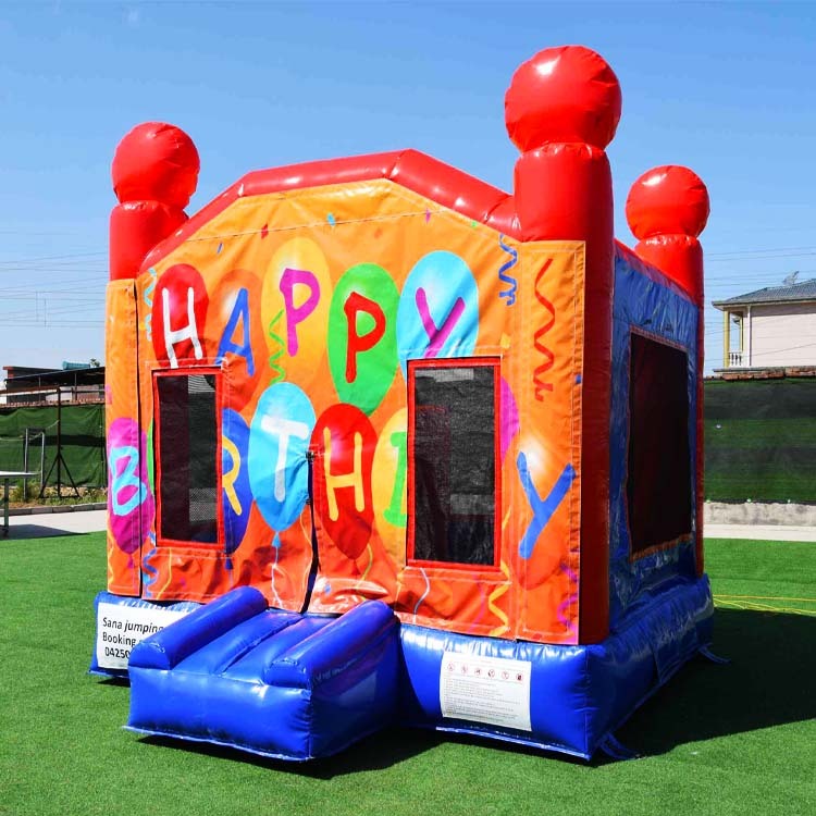 Happy birthday bounce house