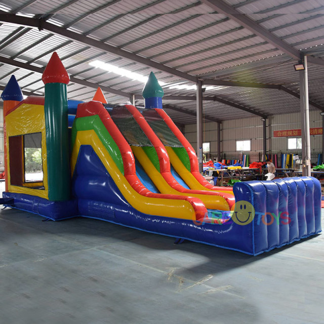 Bounce Castle with dual lane slide