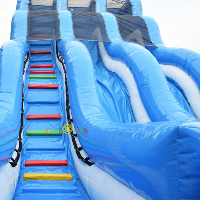 Tsunami Dual Lane inflatable water slide
