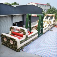 military bootcamp inflatable obstacle