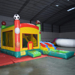 Sport Theme Bounce House slide combo