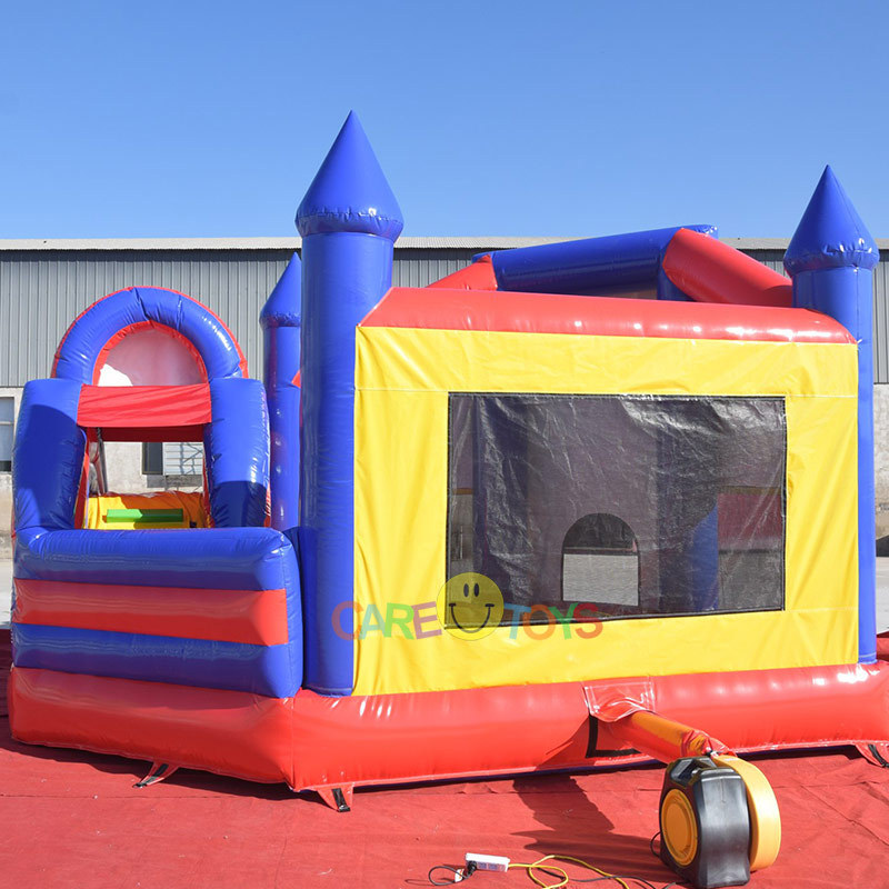 Spiderman bounce house with slide