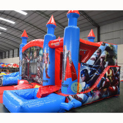 Avengers Bounce House with slide combo