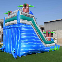 18ft Tall Tropical Inflatable Water Slide