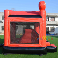 Red Black Ninja Bouncer with slide