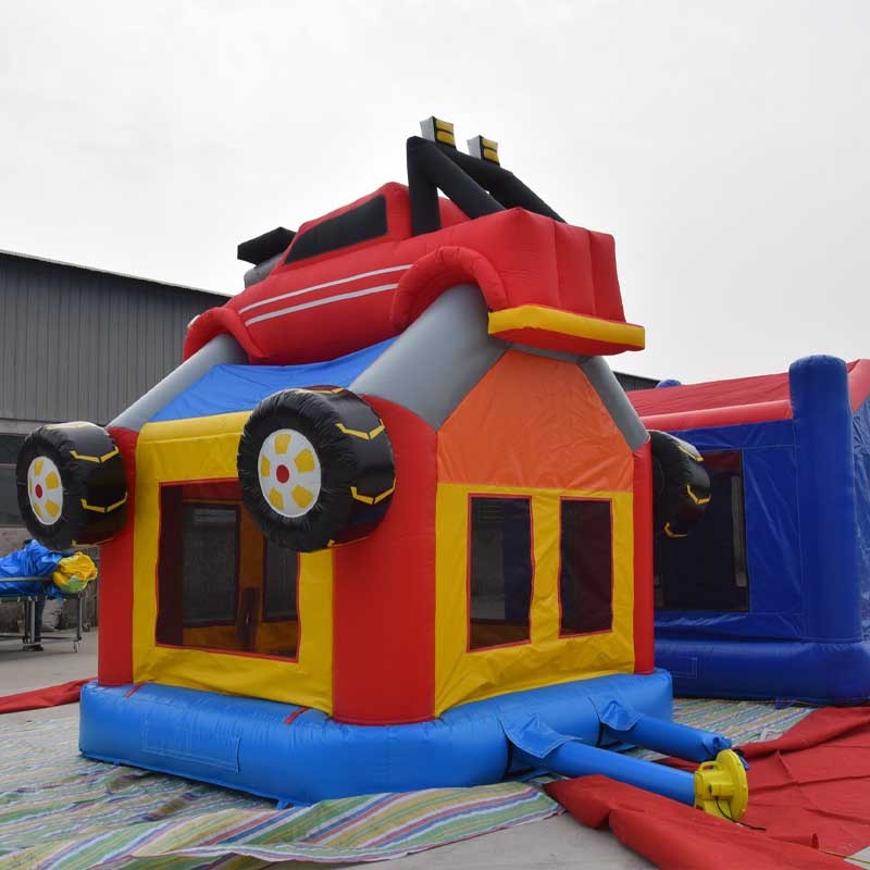 Monster Truck Moonwalk Bounce house