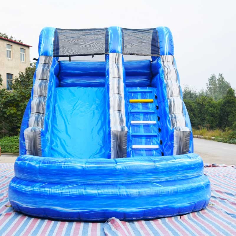 14ft Blue Marble water slide