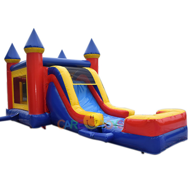 Bounce Castle with Single Lane Water Slide