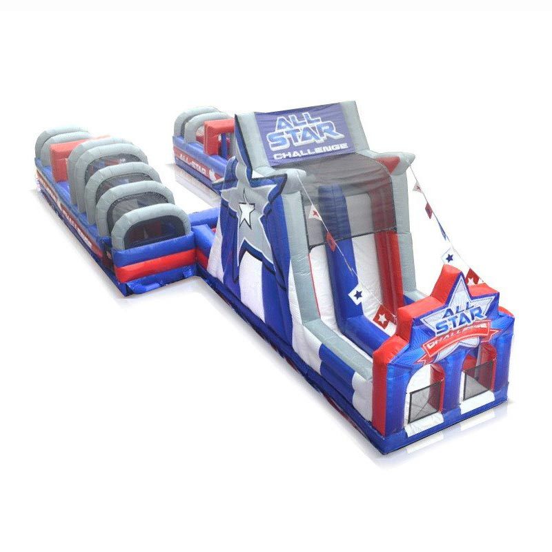 All star inflatable obstacle course