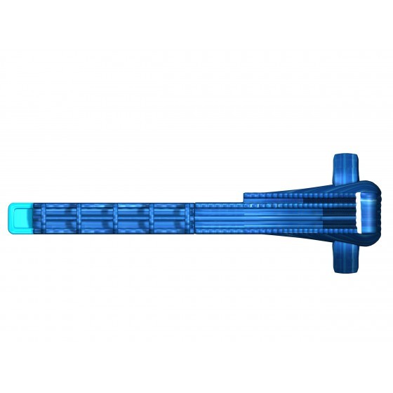 Blue Crush inflatable waterslide