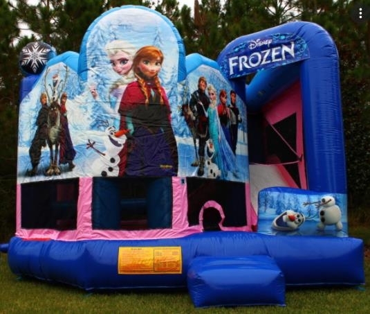 Frozen 5 in 1 bounce house combo