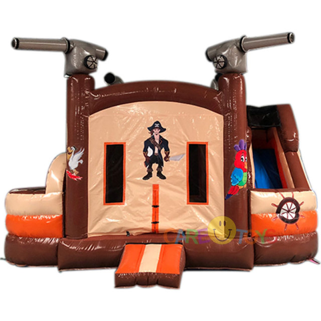 Pirate Theme Bounce house slide combo