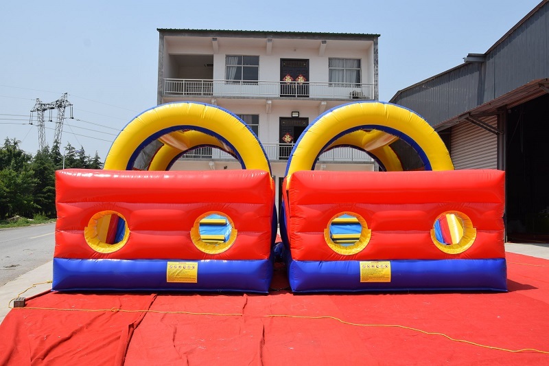 cheap small kids inflatable obstacle course