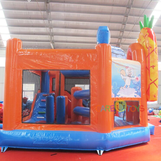Sponge Bob Jumping Castle Slide Combo
