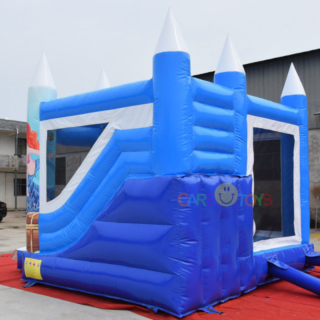 Under the sea inflatable jumper with slide