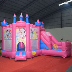 Pink Princess Castle Inflatable Bouncer