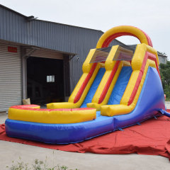 18ft Double lane back climb inflatable waterslide
