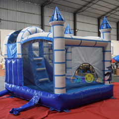 Frozen castle moon bounce house