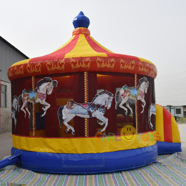 Carousel Bounce House with slide