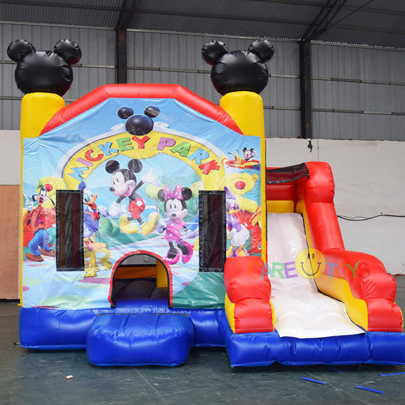 Mickey Mouse Inflatable Bouncer with slide