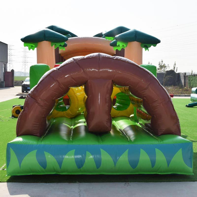 76ft Large Jungle inflatable obstacle challenge course