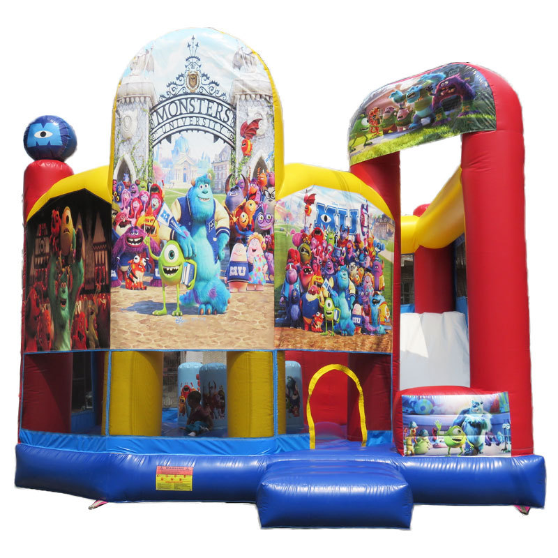 Monster University Bounce House with slide combo