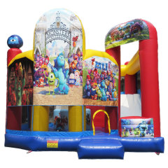 Monster University Bounce House with slide combo