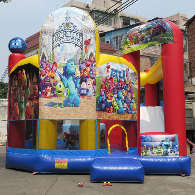 Monster University Bounce House with slide combo
