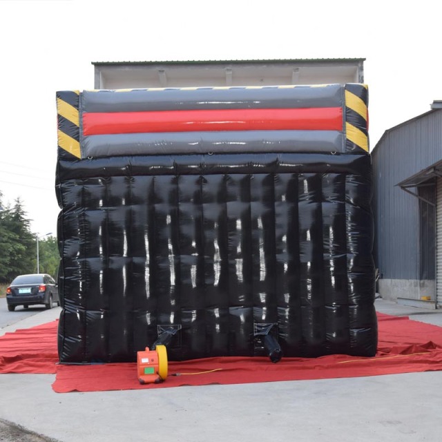 Triple Lane inflatable water slide with watermelon pool