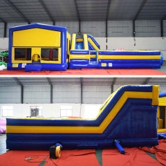 Commercial Moonwalk and obstacle course combo