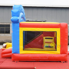 Tiki bounce house combo