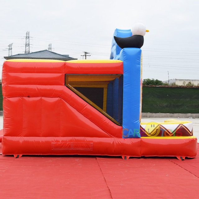Tiki bounce house combo