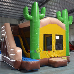 Western Cactus inflatable Bouncer combo