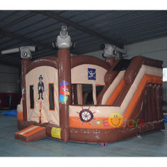 Pirate Theme Bounce house slide combo