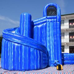 Blue Marble hurricane water slide