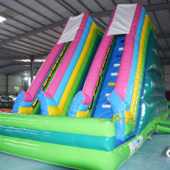 Double Tube inflatable water slide