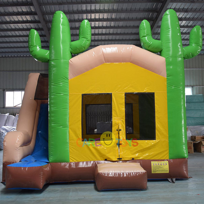 Western Cactus inflatable Bouncer combo