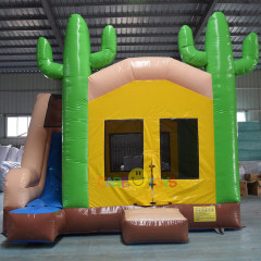 Western Cactus inflatable Bouncer combo