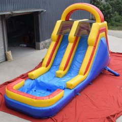 18ft Double lane back climb inflatable waterslide