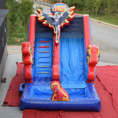 Justice League inflatable water slide