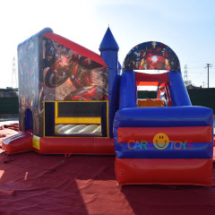 Avengers Jumping castle with slide