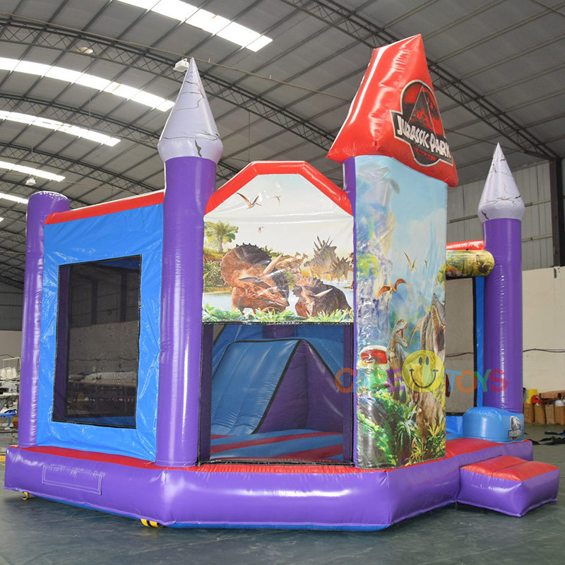 Jurassic Dinosaur Park Bounce house with slide