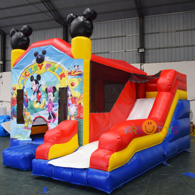 Mickey Mouse Inflatable Bouncer with slide
