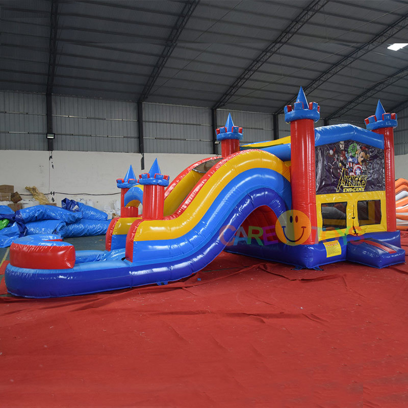 Inflatable Castle Bouncer with water slide