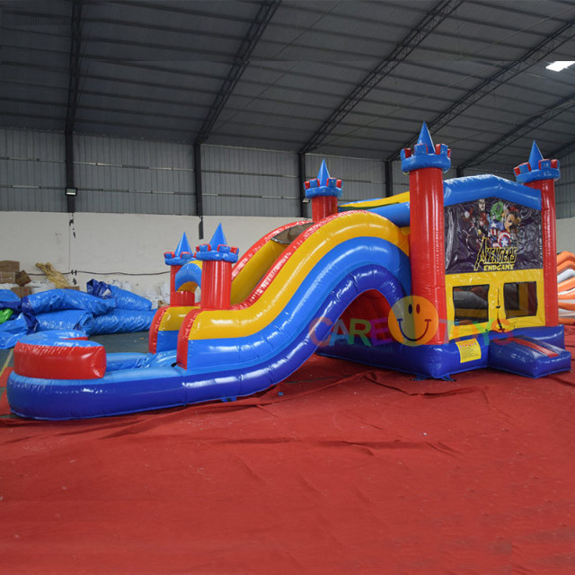 Inflatable Castle Bouncer with water slide