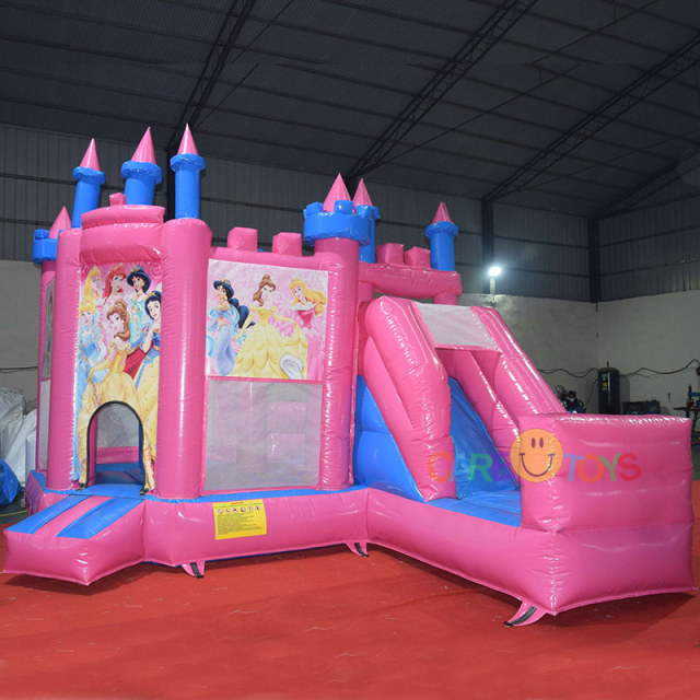 Pink Princess Castle Inflatable Bouncer