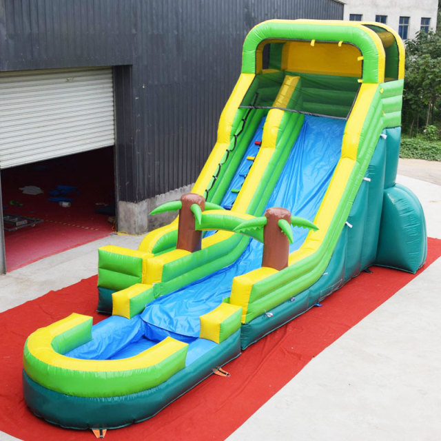 Palm Tree inflatable water slide