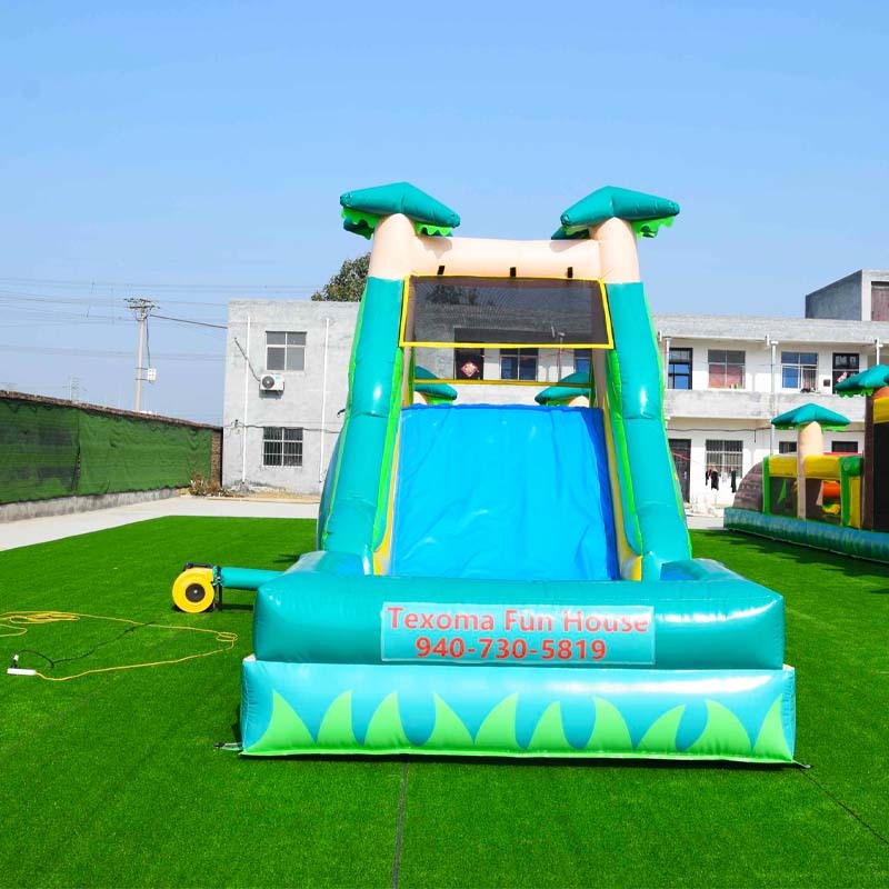 Jungle inflatable obstacle course